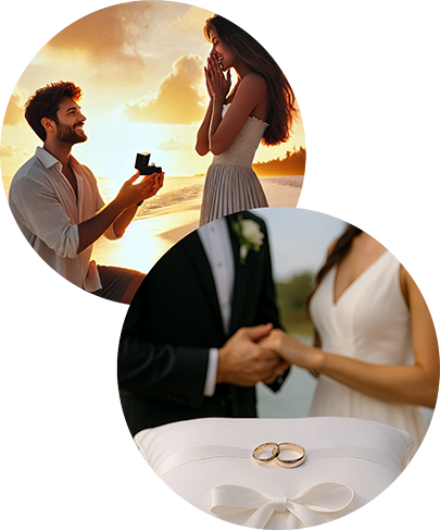 H1. Image of man proposing+wedding